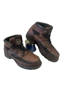 Georgia Boot Athens Steel Toe Work Boots Men’s 11.5 W Brown Leather Waterproof